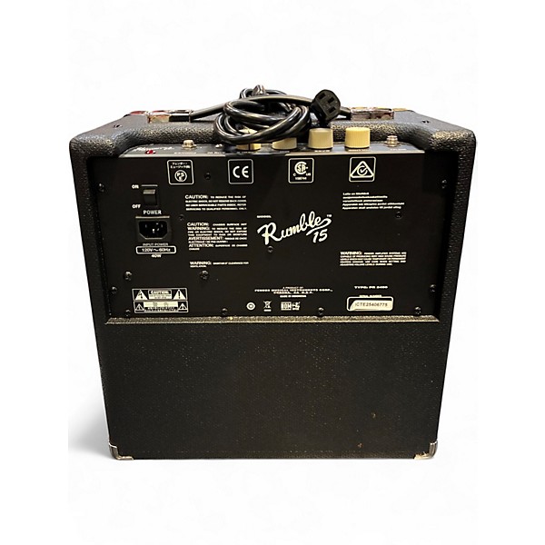 Used Fender Rumble 15 15W 1X8 Bass Combo Amp