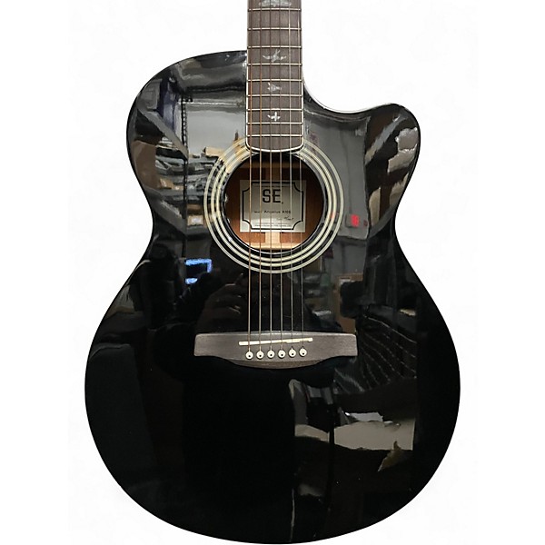 Used PRS Angelus A10E Black Acoustic Electric Guitar