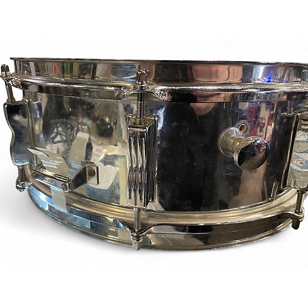 Used Ludwig 14X5 chrome over wood Chrome Drum