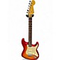 Used Fender American Deluxe Ash Stratocaster Aged Cherry Sunburst Solid Body Electric Guitar thumbnail