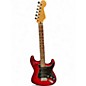 Used Fender FSR Standard Stratocaster HSS Candy Red Burst Solid Body Electric Guitar thumbnail