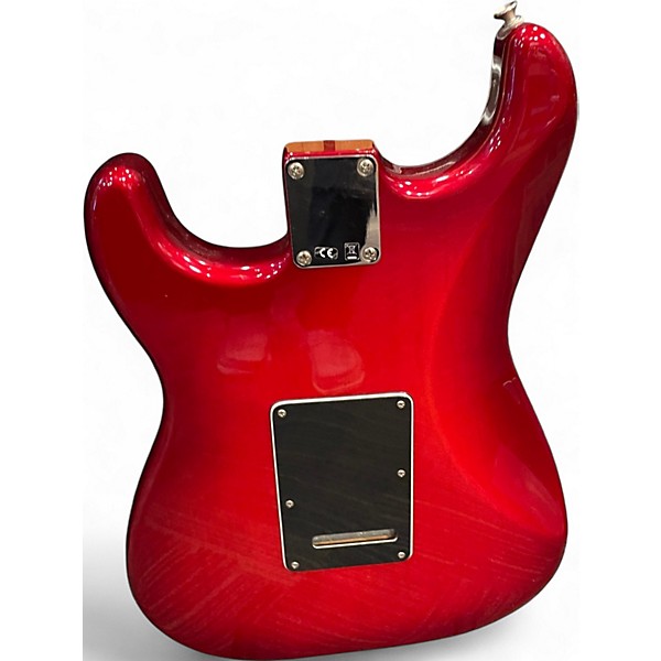 Used Fender FSR Standard Stratocaster HSS Candy Red Burst Solid Body Electric Guitar