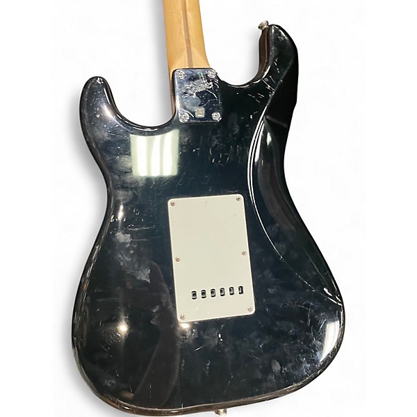 Used Squier Affinity Stratocaster Black and White Solid Body Electric Guitar