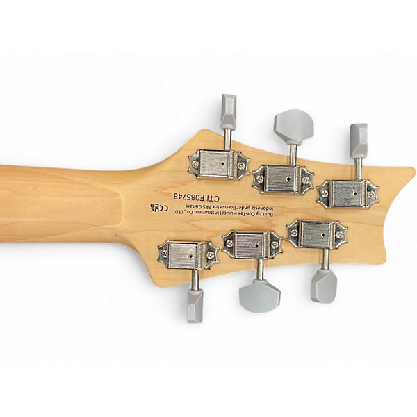 Used PRS SE Silver Sky STONE BLUE Solid Body Electric Guitar