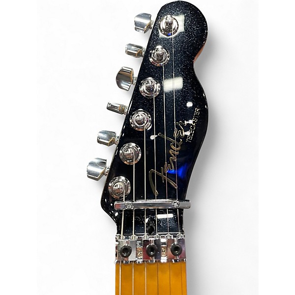 Used Fender American Ultra Luxe Telecaster Floyd Rose HH  Black Solid Body Electric Guitar