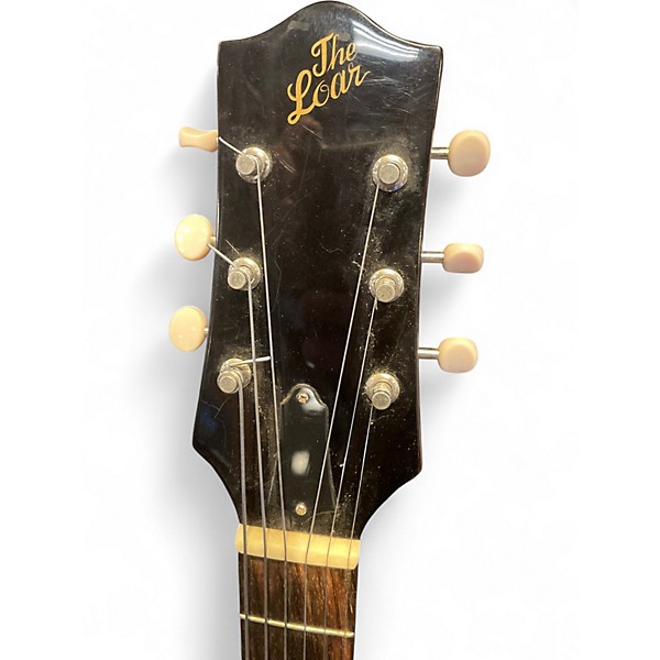 Used The Loar LH301T Vintage Sunburst Solid Body Electric Guitar