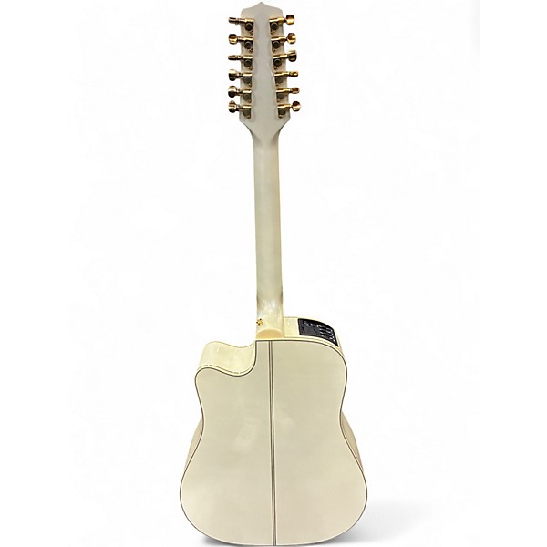 Used Takamine GD37CE-12 Olympic White 12 String Acoustic Guitar