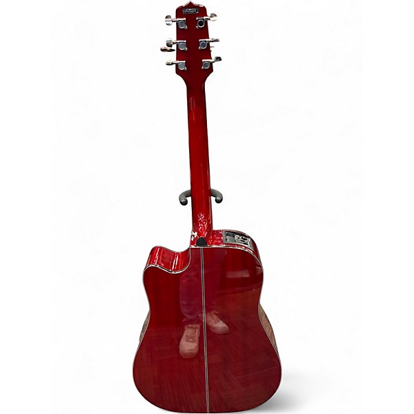 Used Takamine GD30CE Red Acoustic Electric Guitar
