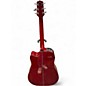 Used Takamine GD30CE Red Acoustic Electric Guitar