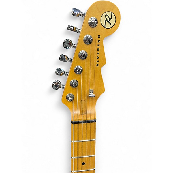 Used Reverend BILLY CORGAN SIGNATURE POWDER YELLOW  Solid Body Electric Guitar