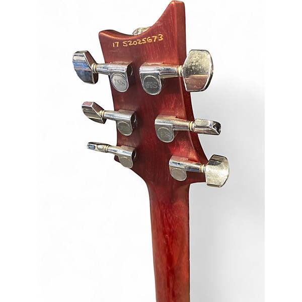 Used 2017 PRS S2 Standard 24 Red Solid Body Electric Guitar