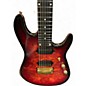 Used Ernie Ball Music Man Jason Richardson Signature Cutlass 7 Rorschach Red Solid Body Electric Guitar