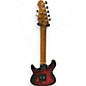 Used Ernie Ball Music Man Jason Richardson Signature Cutlass 7 Rorschach Red Solid Body Electric Guitar
