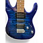 Used Ibanez GRX70QA Blue Solid Body Electric Guitar thumbnail
