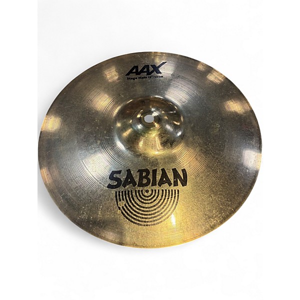 Used SABIAN 13in AAX Stage Hi Hat Pair Cymbal