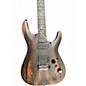 Used Schecter Guitar Research C1 Exotic Ebony Natural Solid Body Electric Guitar