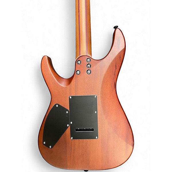 Used Schecter Guitar Research C1 Exotic Ebony Natural Solid Body Electric Guitar