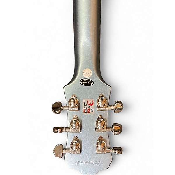 Used Epiphone Les Paul Standard 1960s w/ Pearly Gates Pickups Pelham Blue Solid Body Electric Guitar