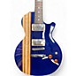 Used CMG Guitars Ashlee Stripey Custom Royal Blue Solid Body Electric Guitar