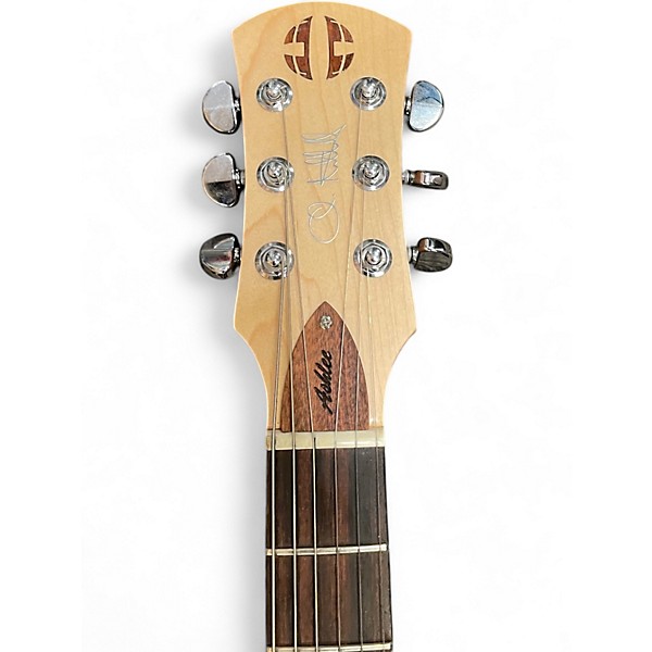 Used CMG Guitars Ashlee Stripey Custom Royal Blue Solid Body Electric Guitar