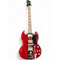 Used Epiphone sg vibrola Candy Apple Red Solid Body Electric Guitar thumbnail