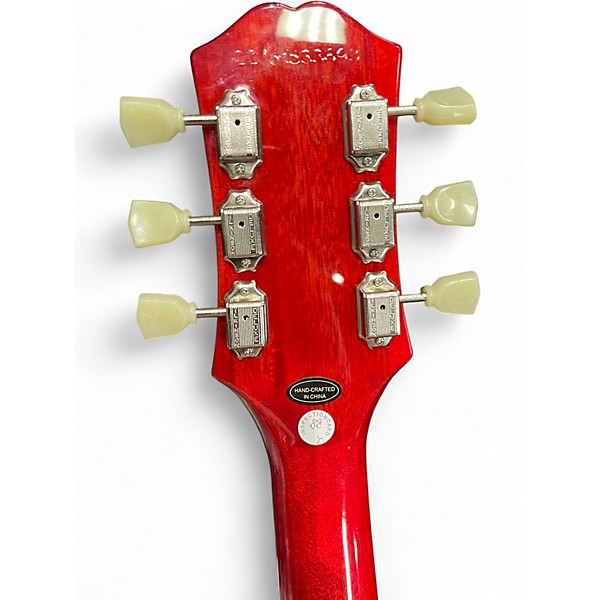 Used Epiphone sg vibrola Candy Apple Red Solid Body Electric Guitar