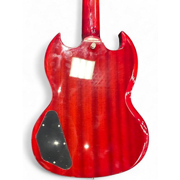 Used Epiphone sg vibrola Candy Apple Red Solid Body Electric Guitar