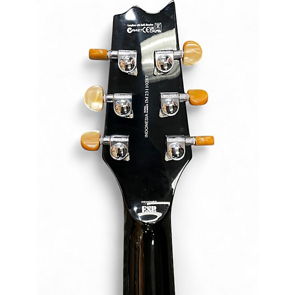 Used ESP LTD TL6 Left-Handed Black Acoustic Electric Guitar