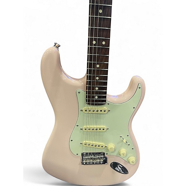 Used 2024 Fender American Professional II Stratocaster Shell Pink Solid Body Electric Guitar