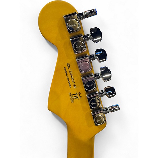 Used 2024 Fender American Professional II Stratocaster Shell Pink Solid Body Electric Guitar