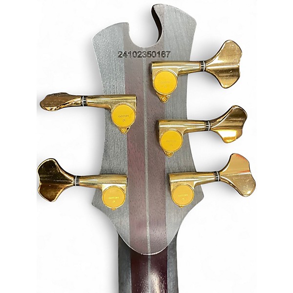 Used Tobias CLASSIC V Trans Black Electric Bass Guitar