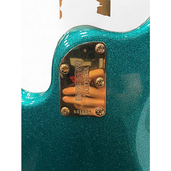 Used Ernie Ball Music Man Stingray HH 5 String Ocean Sparkle Electric Bass Guitar