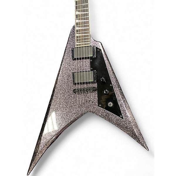 Used ESP LTD KHV Purple Sparkle Solid Body Electric Guitar