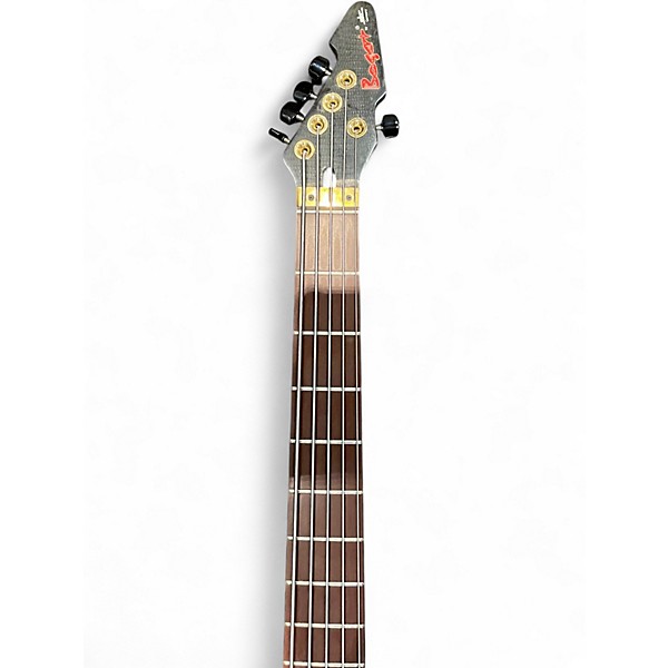 Used Bogart Blackstone Black With White Polka Dots Electric Bass Guitar