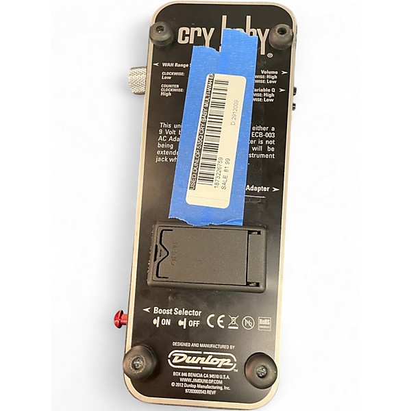 Used Dunlop 535Q Cry Baby Multi-Wah Effect Pedal