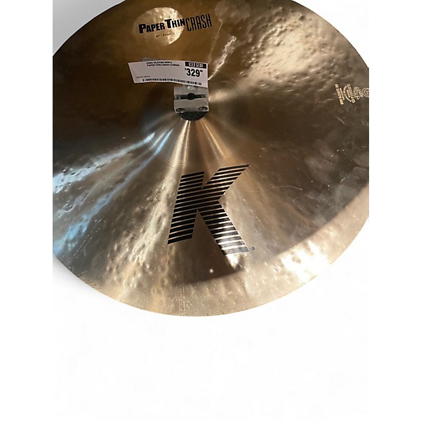 Used Zildjian 18in K Sweet Crash Cymbal