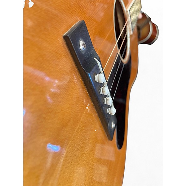 Vintage 1960s Harmony H 1201 TENOR Natural Acoustic Guitar