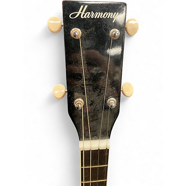 Vintage 1960s Harmony H 1201 TENOR Natural Acoustic Guitar