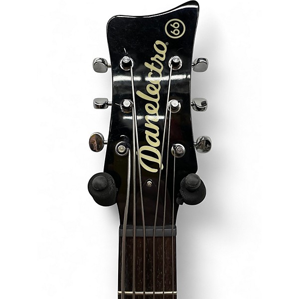 Used Danelectro 66BT Baritone 3 Tone Sunburst Solid Body Electric Guitar