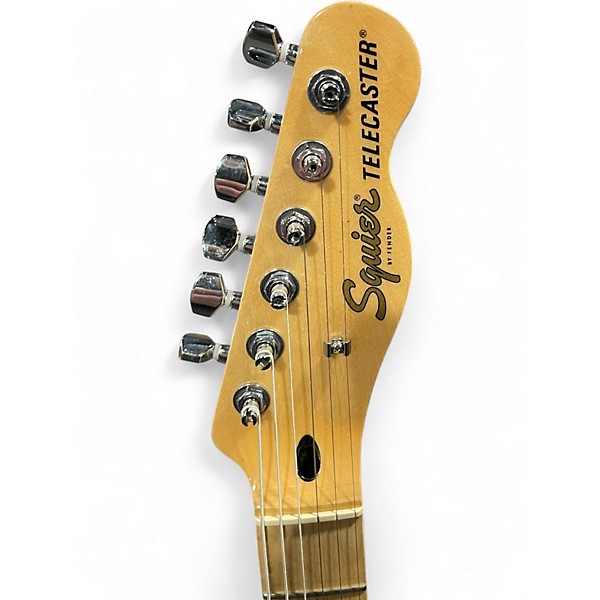 Used Squier Vintage Modified Telecaster Deluxe Black Solid Body Electric Guitar