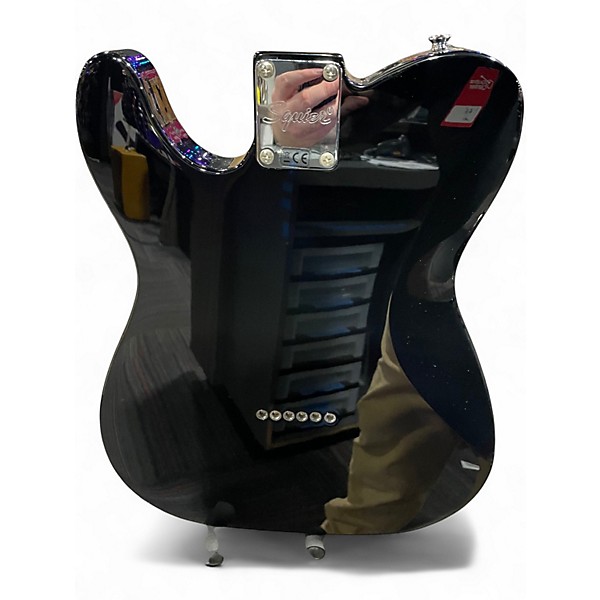 Used Squier Vintage Modified Telecaster Deluxe Black Solid Body Electric Guitar