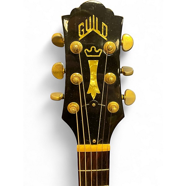 Vintage 1990 Guild Songbird Natural Acoustic Electric Guitar