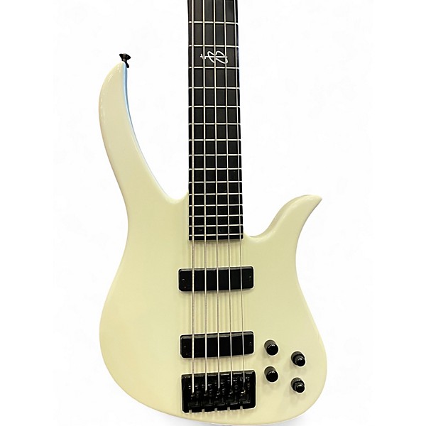 Used Carvin Brian Bromberg Model Classic White Electric Bass Guitar