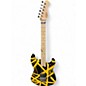 Used EVH Stripe Series  Black and Yellow Solid Body Electric Guitar thumbnail