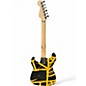 Used EVH Stripe Series  Black and Yellow Solid Body Electric Guitar
