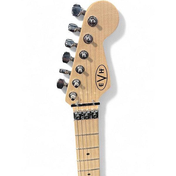 Used EVH Stripe Series  Black and Yellow Solid Body Electric Guitar