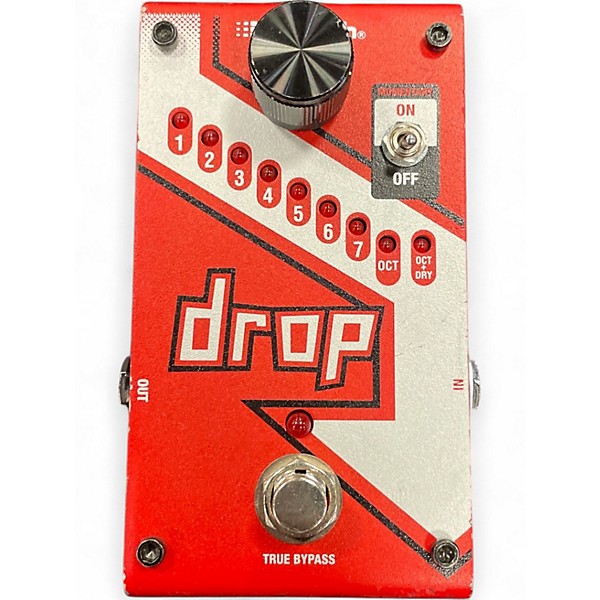 Used DigiTech The Drop Polyphonic Drop Tune Pitch-Shifter Effect Pedal