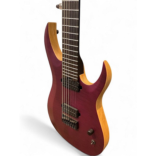 Used Schecter Guitar Research John Browne Tao-7 SATIN TRANS PURPLE Solid Body Electric Guitar