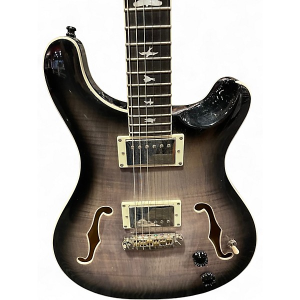 Used PRS SE Hollowbody Trans Charcoal Hollow Body Electric Guitar