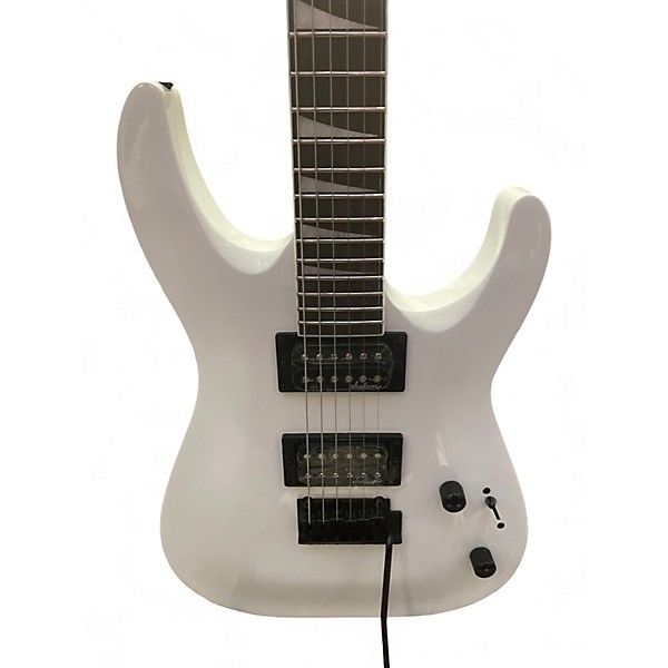 Used Jackson JS22 Dinky White Solid Body Electric Guitar